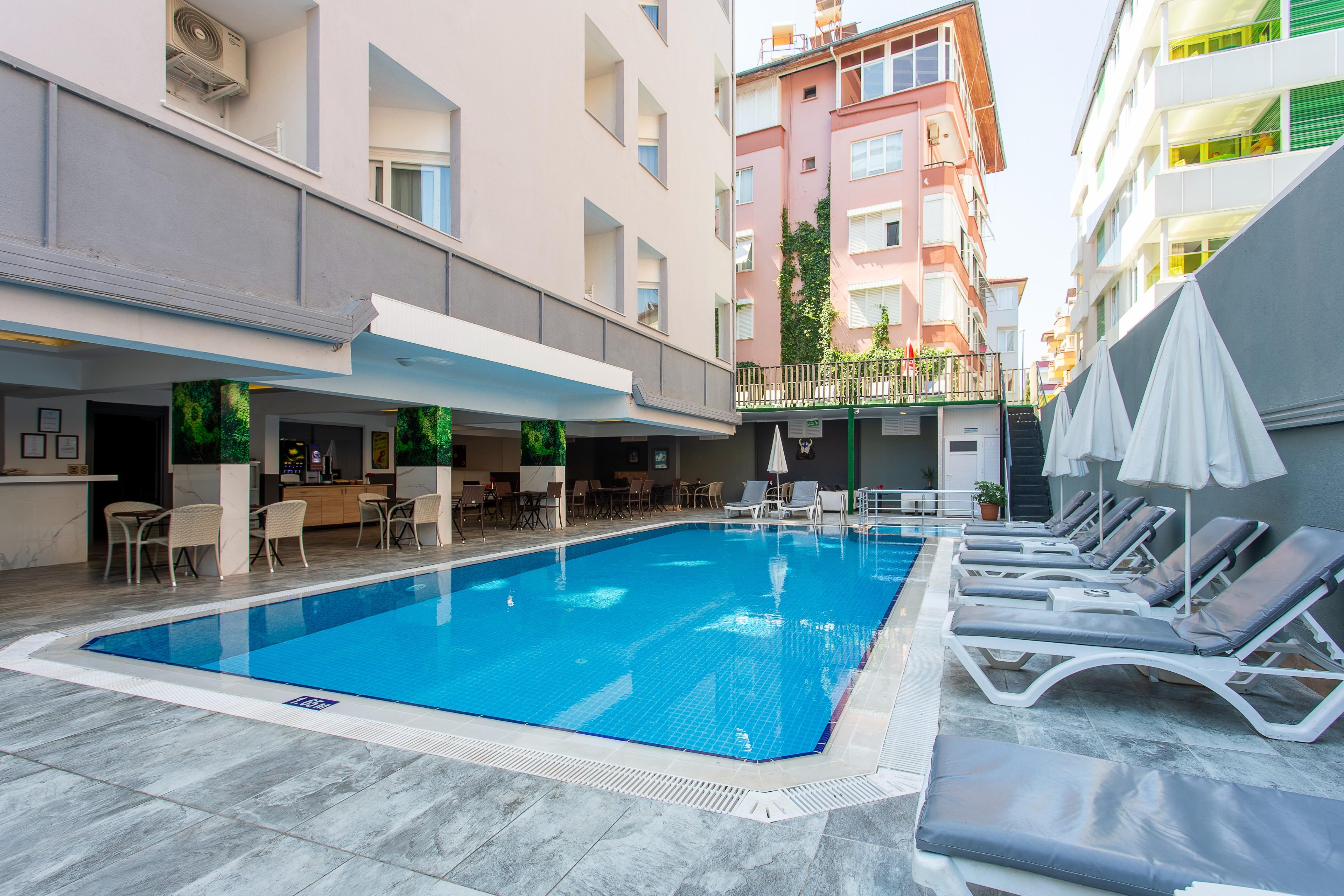 Aslan Sand & City Hotel Alanya Exterior foto